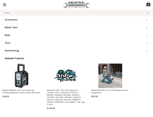 Tablet Screenshot of industrialtoolandsupply.com